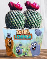 Doniczka do kwiatów/roślin - Grizzy i Lemingi