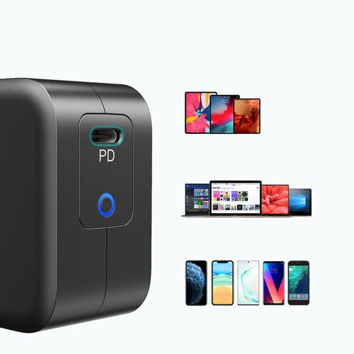 Szybka ładowarka sieciowa GaN USB Typ C 61W 3A PowerDelivery czarny na Arena.pl