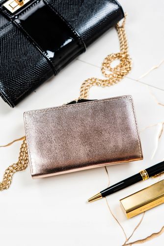 skórzany portfel damski na bigiel i zatrzask - lorenti na Arena.pl