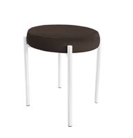 TABORET DIOR STOŁEK LOFT metal podstawa biała MG05