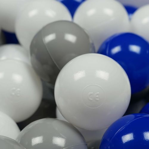 Kulki do zabawy ø7cm 50szt białe, niebieskie, szare na Arena.pl