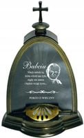 ZNICZ LAMPION kapliczka z GRAWEREM dla Babci