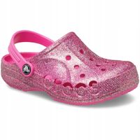 Crocs Dziecięce Buty Klapki Chodaki Baya Glitter 207015 Clog 33-34