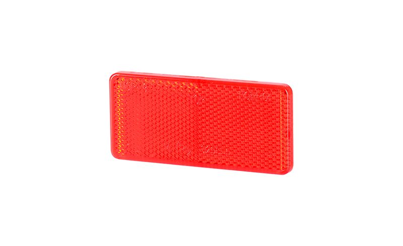 Odblask samoprzylepny czerwony 44x94 (UO031) zdjęcie 1