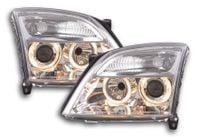LAMPY Reflektory Do OPEL VECTRA C 2002-2005 RINGI Chrom DEPO NOWE SOCZEWKI