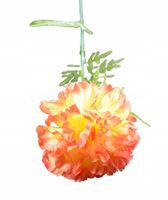 Kwiaty sztuczne Goździk żółty i różowy