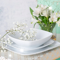 Zestaw obiadowy POLSKA PORCELANA talerze MariaPaula Moderna na 12 osób 36el