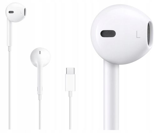 Oryginalne Apple EarPods USB-C Słuchawki Typ-C do iPhone 15 iPad MacBook na Arena.pl