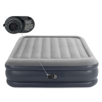 materac dmuchany z wbudowaną pompką elektryczną 203x152x42 cm intex 64136nd