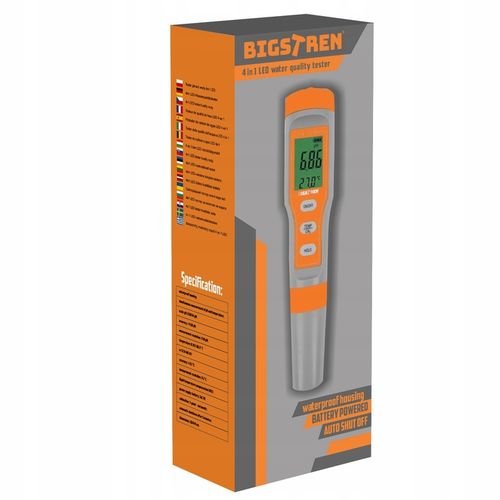 Miernik PH Metr Tester Kwasomierz Wody ATC Basenowy Termometr Elektroniczny na Arena.pl