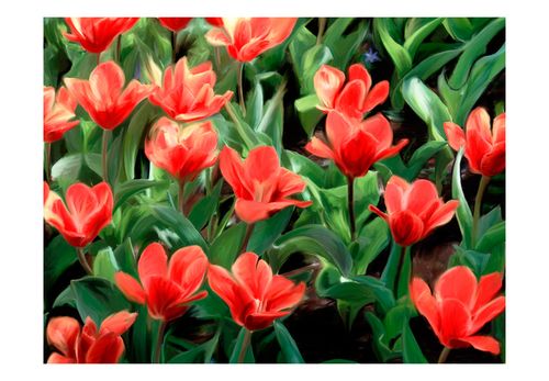 Fototapeta - Painted flowers 200x154 na Arena.pl