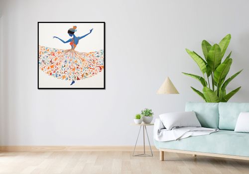 Plakat 90x90cm Wirująca Balerina na Arena.pl