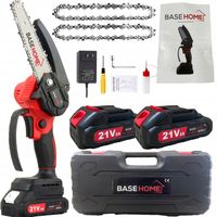 Piła Łańcuchowa AKUMULATOROWA BEZSZCZOTKOWA 6cal 2xAKU 21V 2xŁAŃCUCH