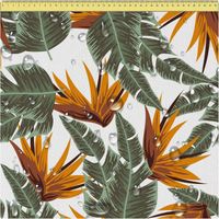 DreamRoots Wodoodporne Płótno Motyw Liści 160 cm x 100 cm