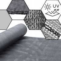 SIATKA CIENIUJĄCA 90% Na płot 1,5x25m grafit UV