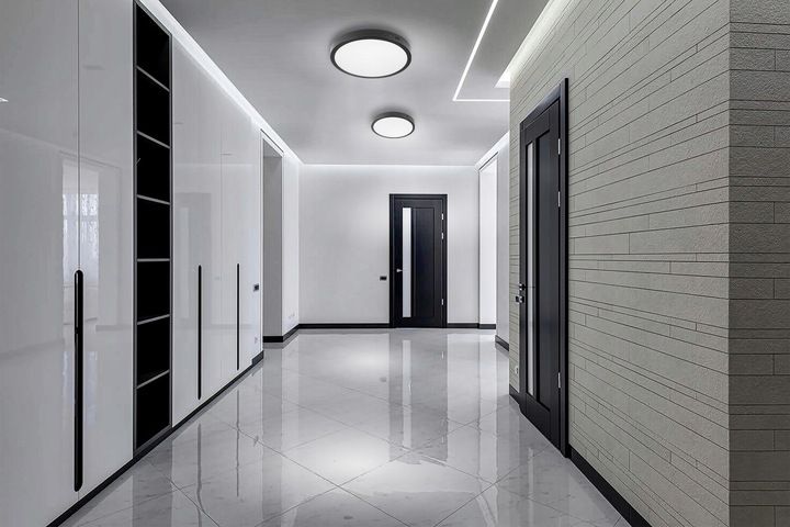 PANEL LED NATYNKOWY plafon sufitowy 18W OKRĄGŁY zdjęcie 5
