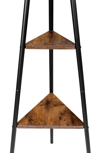 Wieszak loftowy stojący ALDO RUSTIC czarny na Arena.pl