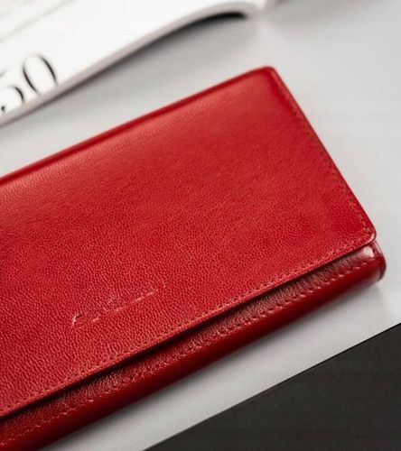 zestaw prezentowy: skórzany portfel damski, brelok i długopis - peterson na Arena.pl