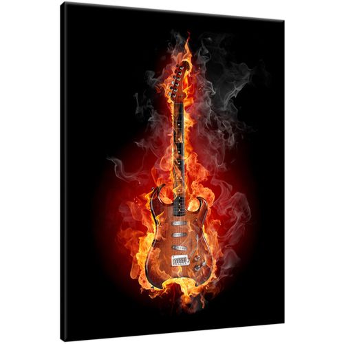 Obraz Na Ścianę 30X40 Rock And Fire Gitara Gitara na Arena.pl