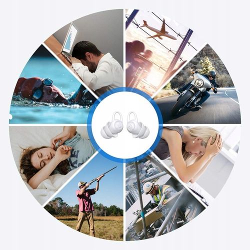 ZATYCZKI STOPERY DO USZU DO SPANIA -40DB BLUEDIO + ETUI na Arena.pl