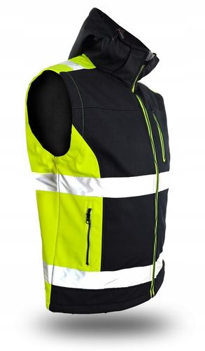KAMIZELKA ROBOCZA Bezrękawnik KURTKA SOFTSHELL BHP HI-VIS ODBLASKI OC na Arena.pl