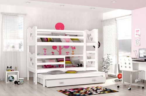 Łóżko MAX 3 białe Kolor - Biel na Arena.pl