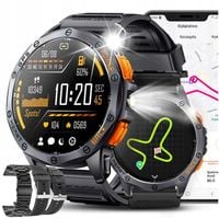 SMARTWATCH MĘSKI GPS MENU POLSKIE WODOODPORNY SPORT ROZMOWY SMART WATCH PL
