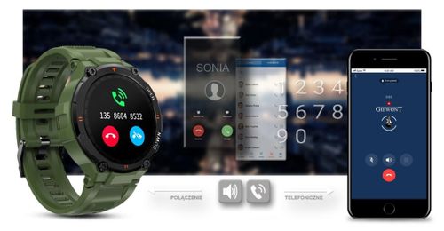 Smartwatch Giewont GW430-3 Zielony na Arena.pl