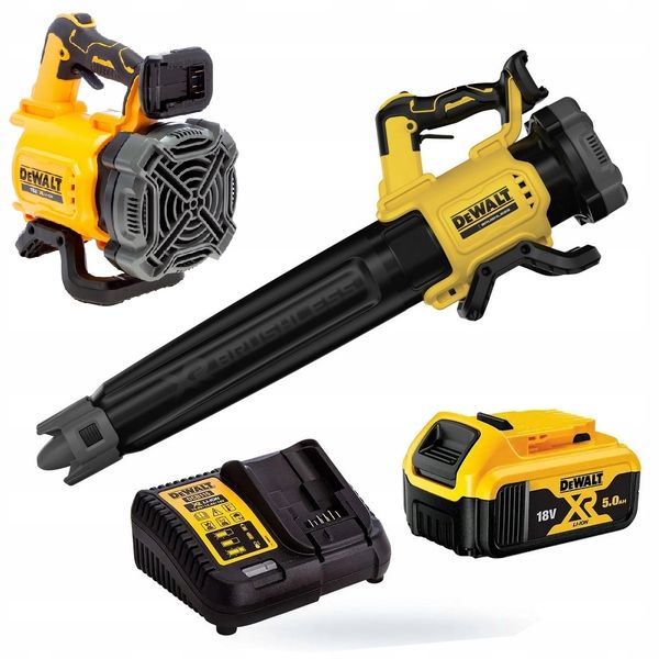 Dmuchawa do liści AKUMULATOROWA 18V 5Ah bezprzewodowa DeWalt ładowarka zdjęcie 1