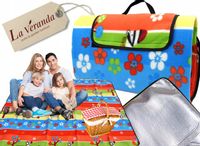 KOC PIKNIKOWY NA PLAŻE PIKNIK BIWAK 200x200 cm MATA TORBA FOLIA 2x2 m