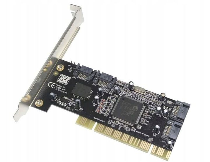 Kontroler Adapter Karta PCI na 4x SATA RAID zdjęcie 1