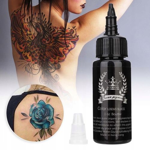 TUSZ DO TATUAŻU LINING BLACK 30ml CZARNY na Arena.pl