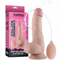 Sztuczny Penis z Wytryskiem Pompką Dildo Squirting