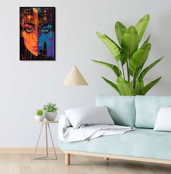 Plakat 40x60cm Cyfrowa Psyche zdjęcie 4