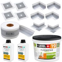 Zestaw Hydroizolacja Folia w płynie 12kg Taśma 20m Grunt