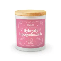 Świeca o zapachu hybrydy i pogaduszek - świeczka zapachowa waniliowa