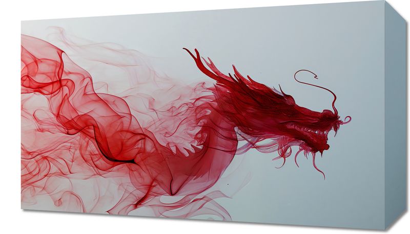 Obraz 50x30cm Smoczy Wzlot zdjęcie 1