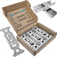 ŁĄCZNIK KRZYŻOWY PŁASKI DO SUFITÓW PŁYT GK PROFILI CD60 100sztuk