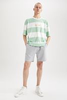 SPODENKI SZARE DRESOWE Z KIESZENIAMI SZORTY NA GUMCE ŚCIĄGACZ DEFACTO M