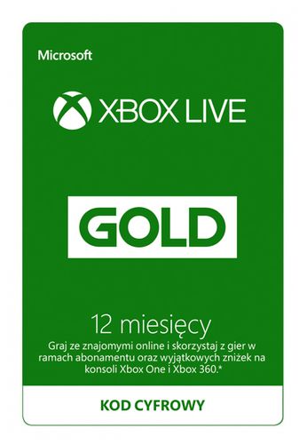 Microsoft GOLD Live na 12 miesięcy na Arena.pl