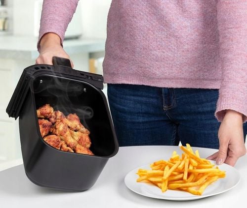 Duża BEZTŁUSZCZOWA FRYTKOWNICA Air Fryer 5L AIRFRYER 1450W 6 Programów na Arena.pl