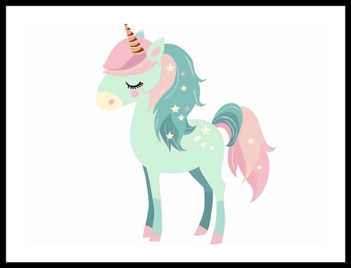 Plakat 55x40cm Jednorożec Marzeń na Arena.pl