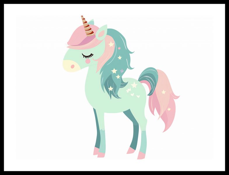 Plakat 55x40cm Jednorożec Marzeń zdjęcie 3