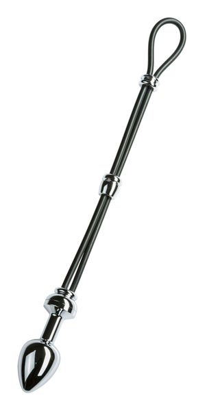 MALESATION Cock-Grip with Alu-Plug small, chrome zdjęcie 2
