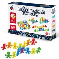 KLOCKI MAŁYCH GENIUSZY LICZMANY 64EL 5206