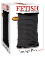 fetish fantasy series lina do wiązania 60 m czarna poliamidowa