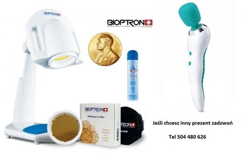 Lampa Bioptron Pro 1 z filtrem fulerenowym, statyw stołowy + Hyperon + Prezent Zepter Gratis filtr - Filtr pomarańczowy na Arena.pl