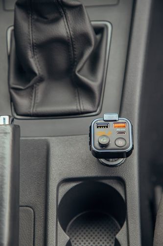 TRANSMITER BLUETOOTH 5.0 FM ŁADOWARKA USB PD 20W QC 3.0 BASS MOCNY MIKROFON na Arena.pl
