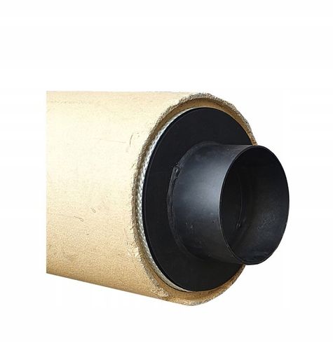 PRZEJŚCIE REDUKCJA NA KOMIN ceramiczny FI 180/200 CZARNA BLACHA 2 MM SZNUR na Arena.pl