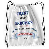 Plecak Dla Przewodnika Sportowy Szkolny Worek Z Nadrukiem Ze Zdjęciem